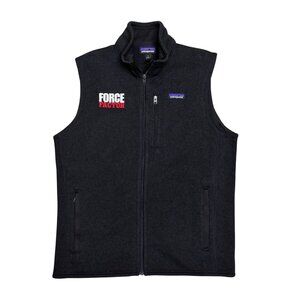 PATAGONIA Fleece Branded FORCE FACTOR Recycled Polyester Vest Mens Medium